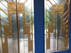 Completely random, but cool - a set of Art Deco elevator doors!